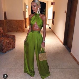 Mermaids X swim - khaki green wrap set